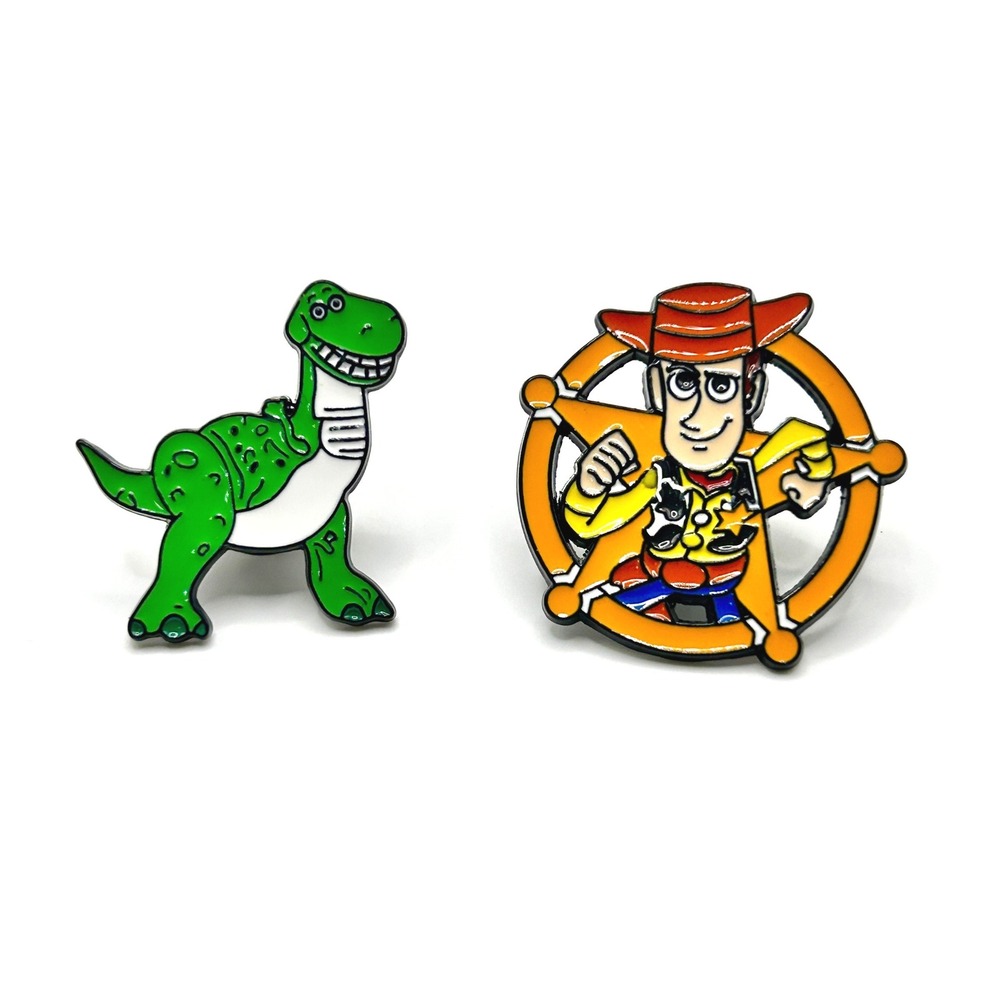 Toy Story Disney Lapel Pin Set Unisex OS Green Multi Enamel Badges Pixar Movie